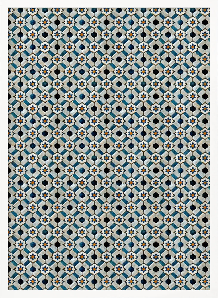 Moroccan Tile Pattern Poster